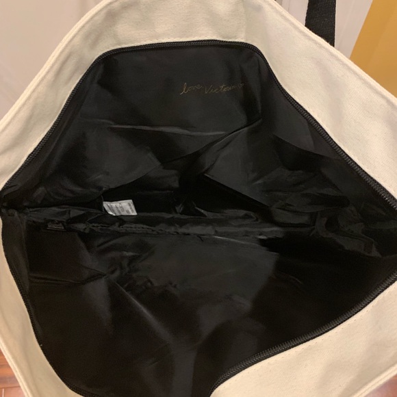 NWT Victoria Secret Glitter Tote - Picture 6 of 8